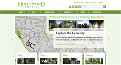 Desktop Screenshot of hollywoodcemetery.org